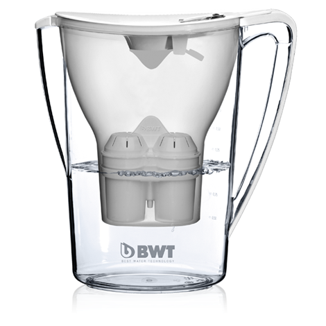 bwt Tischwasserfilter 2,7 L weiss, inkl. 1 Mag.-Kartuschen