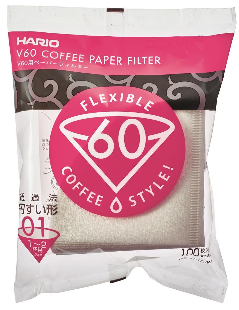 Hario Filterpapier V60 100 St 01