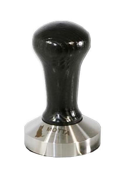 Motta Tamper Holz/ Inox 58 mm schwarz flach 8100 B