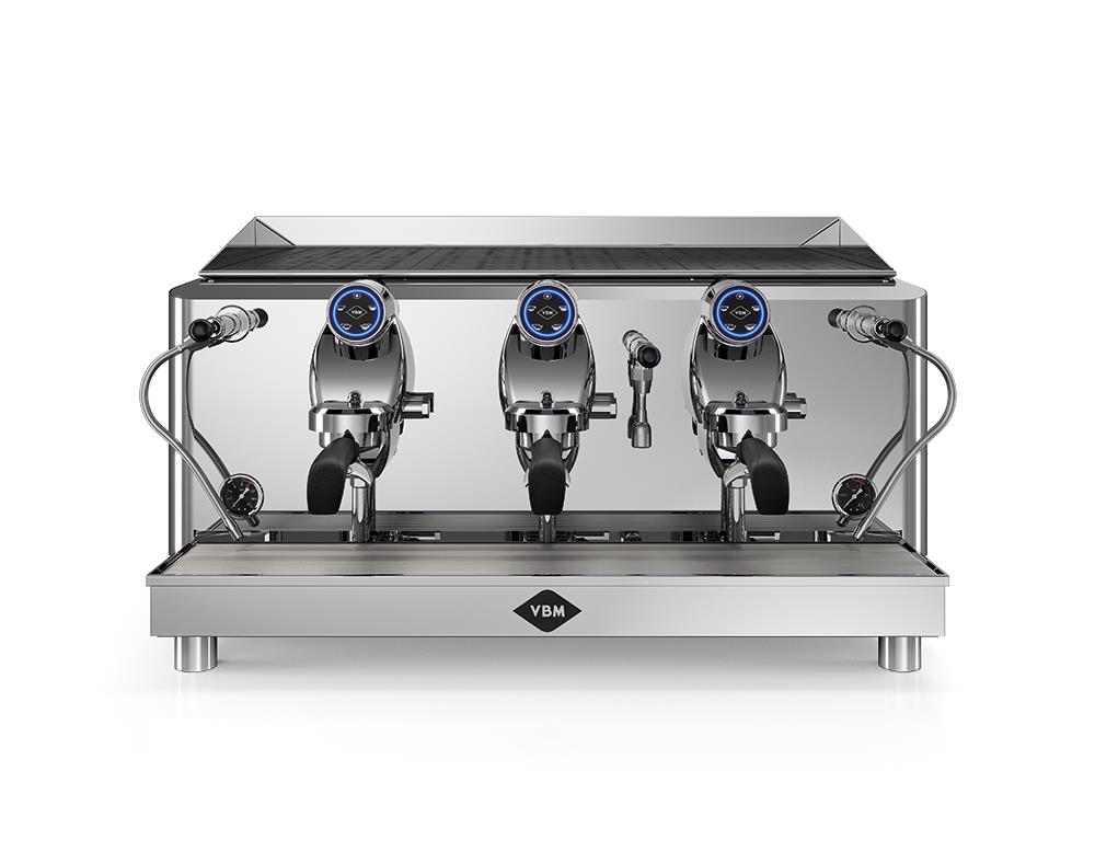 vbm Lollo 3 gruppig inox / schwarz Automatik